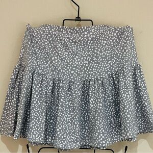 Windsor Grey and White Mini Skirt